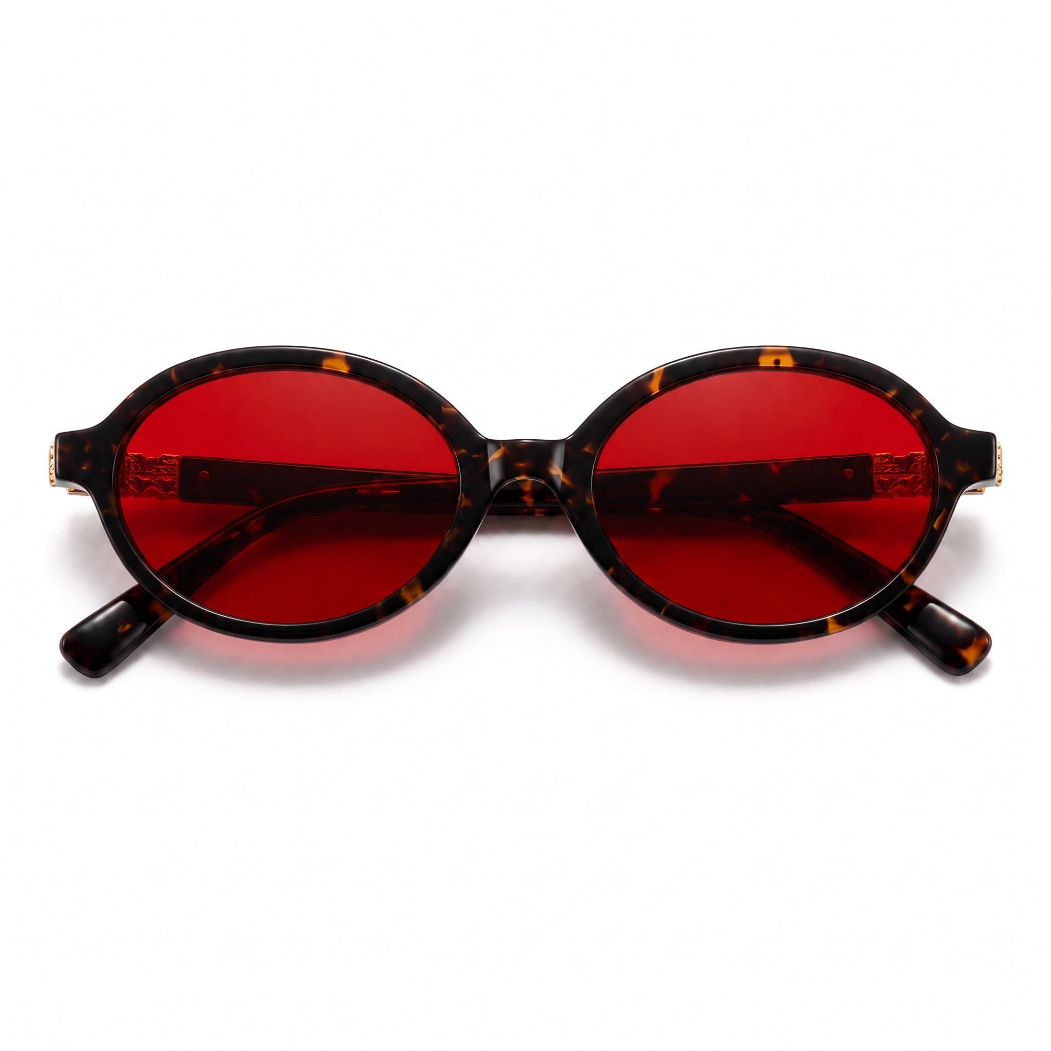 BlueBlockers Glow Animal Print and Red