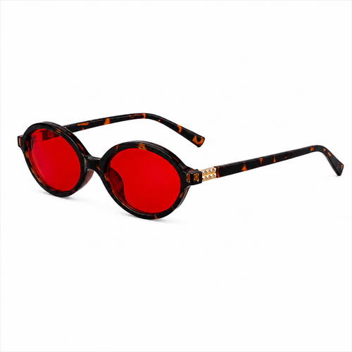 BlueBlockers Glow Animal Print and Red