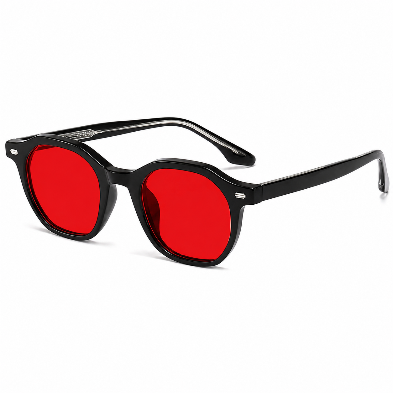 BlueBlockers Aura Black and Red