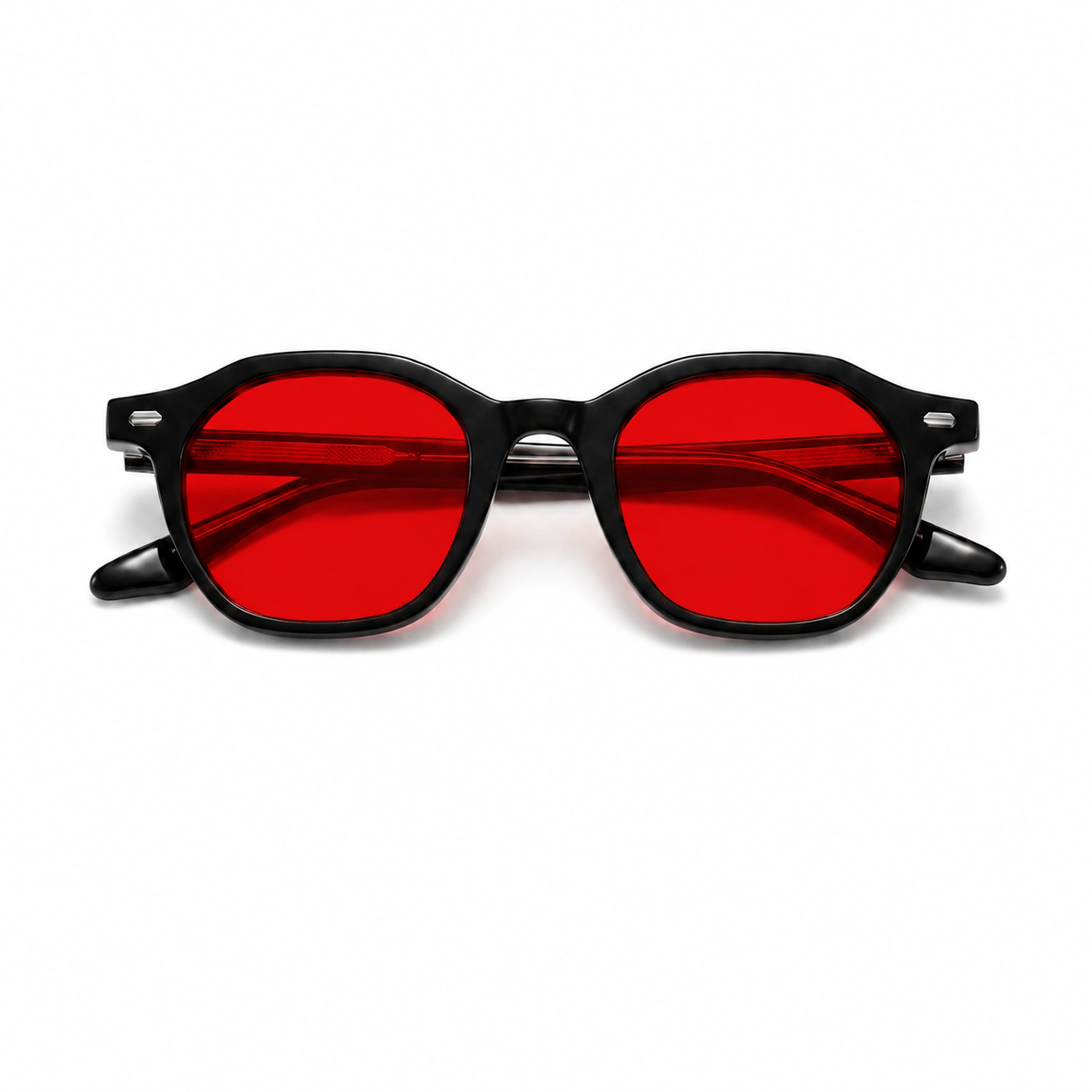 BlueBlockers Aura Black and Red