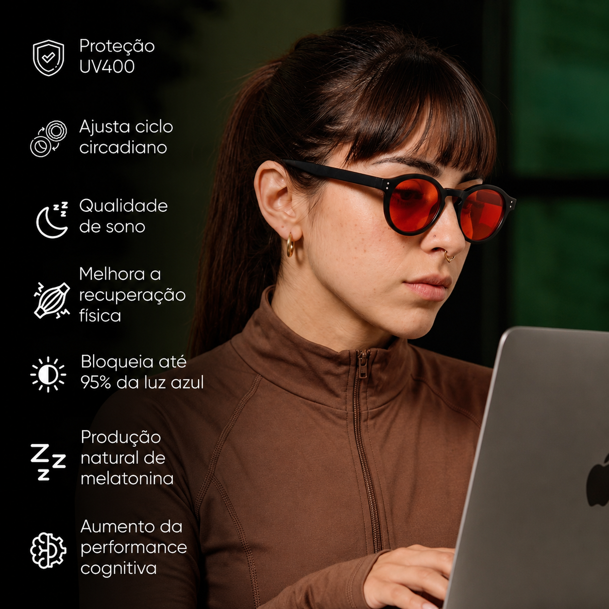 BlueBlockers Otto Red